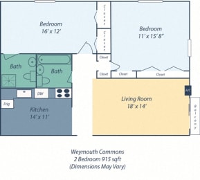 Weymouth Commons 2x2