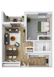 One Bedroom One Bathroom North Stoughton. at North Stoughton Village, Stoughton, 02072