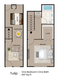 the tulsa apartments | clubhouse floor plan