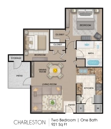  Floor Plan Charleston