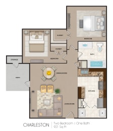  Floor Plan Charleston