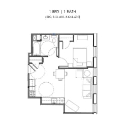 Floorplan 210, 310, 410, 510, 610