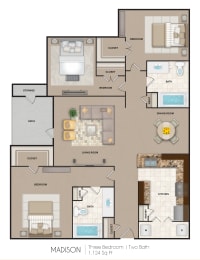  Floor Plan Madison