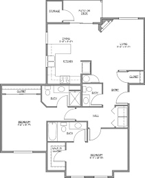 2x2.5 Floorpolan