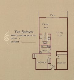 Floor Plan  a drawing of a floor plan of a house