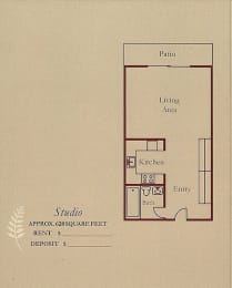Floor Plan  a drawing of a floor plan of a house