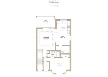 a floor plan of a house