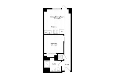 A01a Floor Plan at Morse, Washington, DC