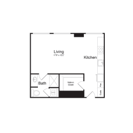 S6 Floor Plan at The Commonwealth Building, Pennsylvania