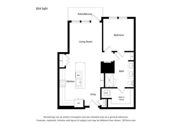 A3 Floor Plan at Alta Farms at Cane Ridge, Tennessee, 37013