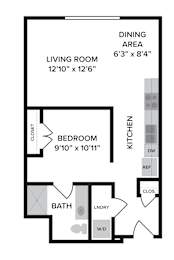 Abbey Floor Plan at The Ridge, Cincinnati, 45202