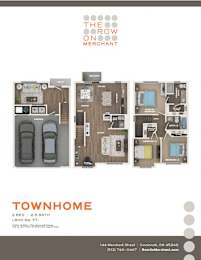 3 bed 2 bath at The Row on Merchant Apartments, Springdale, 45246