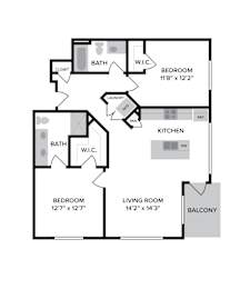 Bristol Floor Plan at The Ridge, Ohio