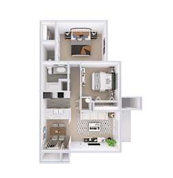 Concord Floor Plan at Hanna Village, Indianapolis, IN 46227