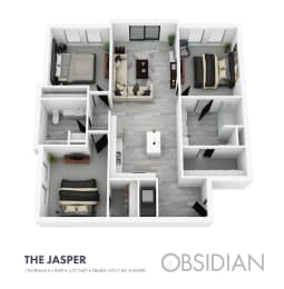  Floor Plan OBSIDIAN - The Jasper