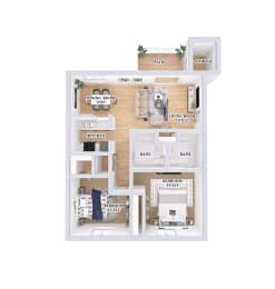 2 bed 2 bath at Parkview of Lebanon Apartments, Lebanon