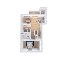 1 bed 1 bath at Parkview of Lebanon Apartments, Lebanon, IN
