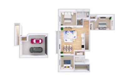 3 BED 2 BATH at River View at Bexley Apartments, River View at Bexley