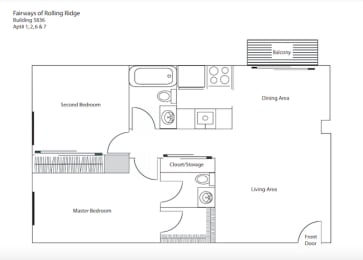 Fairway Of Rolling Ridge Floor Plan at Cincinnati Premier Living*, Cincinnati, 45213