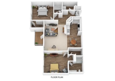 The Jefferson Floor Plan at Roebling Row, Covington, Kentucky