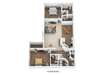 The Madison Floor Plan at Roebling Row, Kentucky