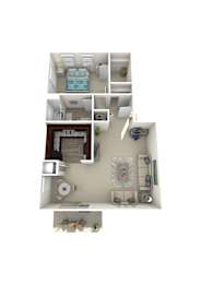 The Stanton Floor Plan at The Parkton, Cincinnati, Ohio
