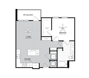  Floor Plan 1E