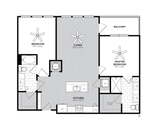  Floor Plan 2B