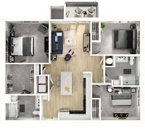 3 bed 2 bath at Sterling Nashville West Apartments, Nashville, 37209