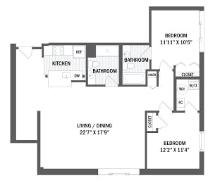 B10 Floor Plan at Windsor Radio Factory, Melrose, MA, 02176