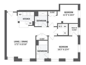 B4 Floor Plan at Windsor Radio Factory, Melrose, 02176