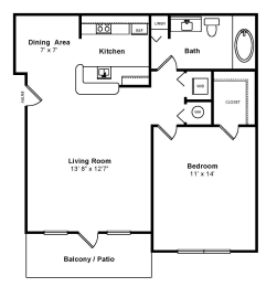 Floorplan at Windsor at Miramar, 3701 Southwest 160th Avenue, 33027