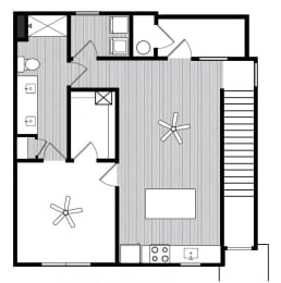 A5 Floor Plans at Windsor Republic Place, Austin, 78727