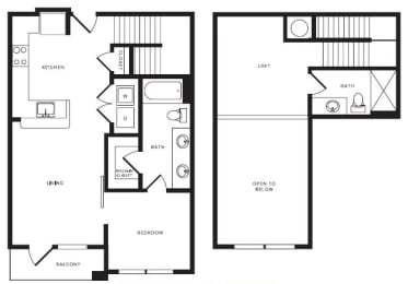 A4L floor plan at Windsor Shepherd, Texas, 77007