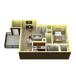 1 Bedroom, 1 Bath