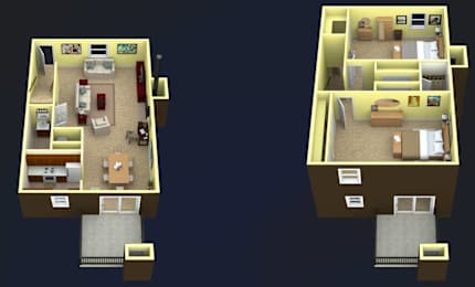 2 Bedroom, 1.5 Bath Townhome