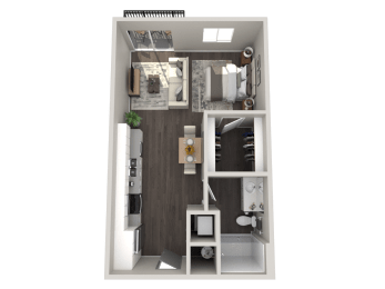 a bedroom floor plan of a 2100 sq ft apartment