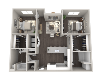 a1 floor plan  1 bedroom  1190 square feet