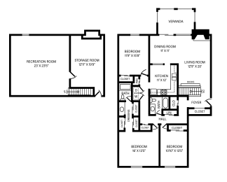 Regents Walk - 3 Bedroom - 2 Bath + Maisonette & Fireplace
