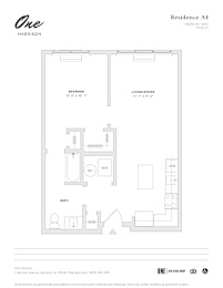 A4 Floor Plan at One Harrison, Harrison, NJ, 07029