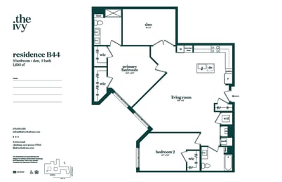 B44-AP-B28 Floor Plan at The Ivy, Chatham