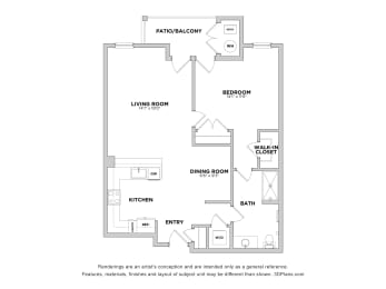 1 bed 1 bath A at The Reserve at Pearl River Apartments, Pearl River