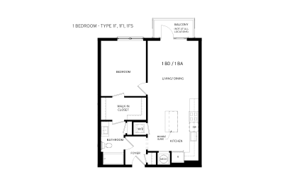 1F Floor Plan at Canvas, Hyattsville