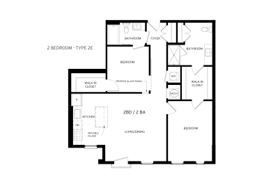 2E Floor Plan at Canvas, Maryland, 20781
