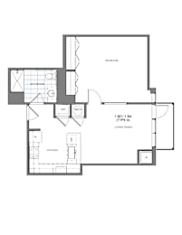 essa2a Floor Plan at Essen, Alexandria Virginia
