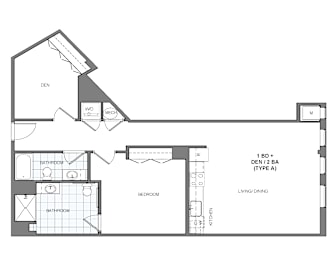 essa4 Floor Plan at Essen, Virginia, 22311