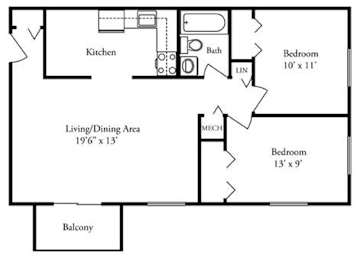 a diagram of a floor plan of a house