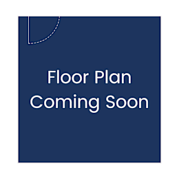 A blue poster with the words "Floor Plan Coming Soon" written on it.