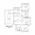 3A-HC-1095sqft Floor Plan at The Villages at Belle Hill, Elkton, MD