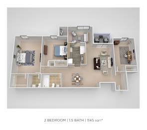 2 Bed 1.5 Bath at Columbia Pointe, Columbia, 21045